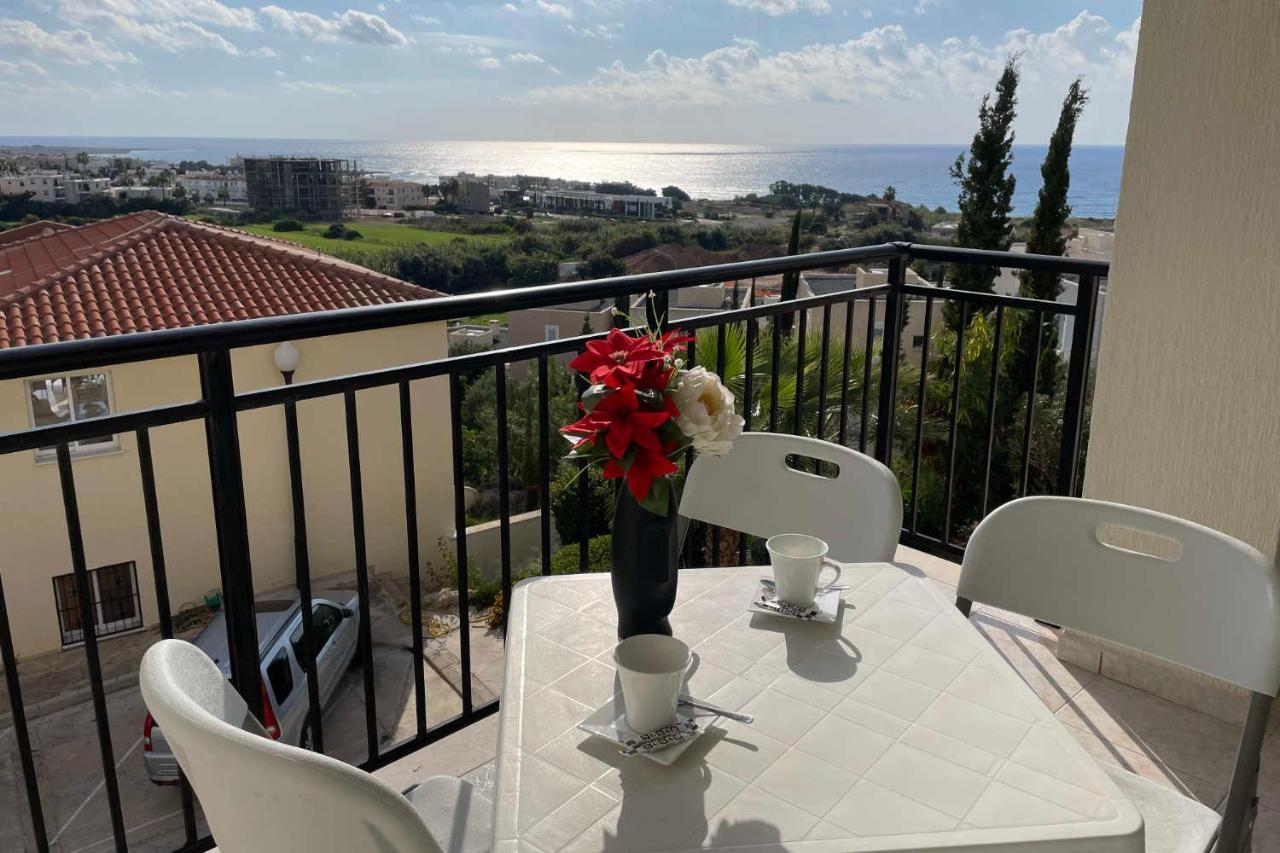 Eden Heights - Chlorakas Paphos - Sea View Luxury 2 Bed Apt By Yiota Extérieur photo
